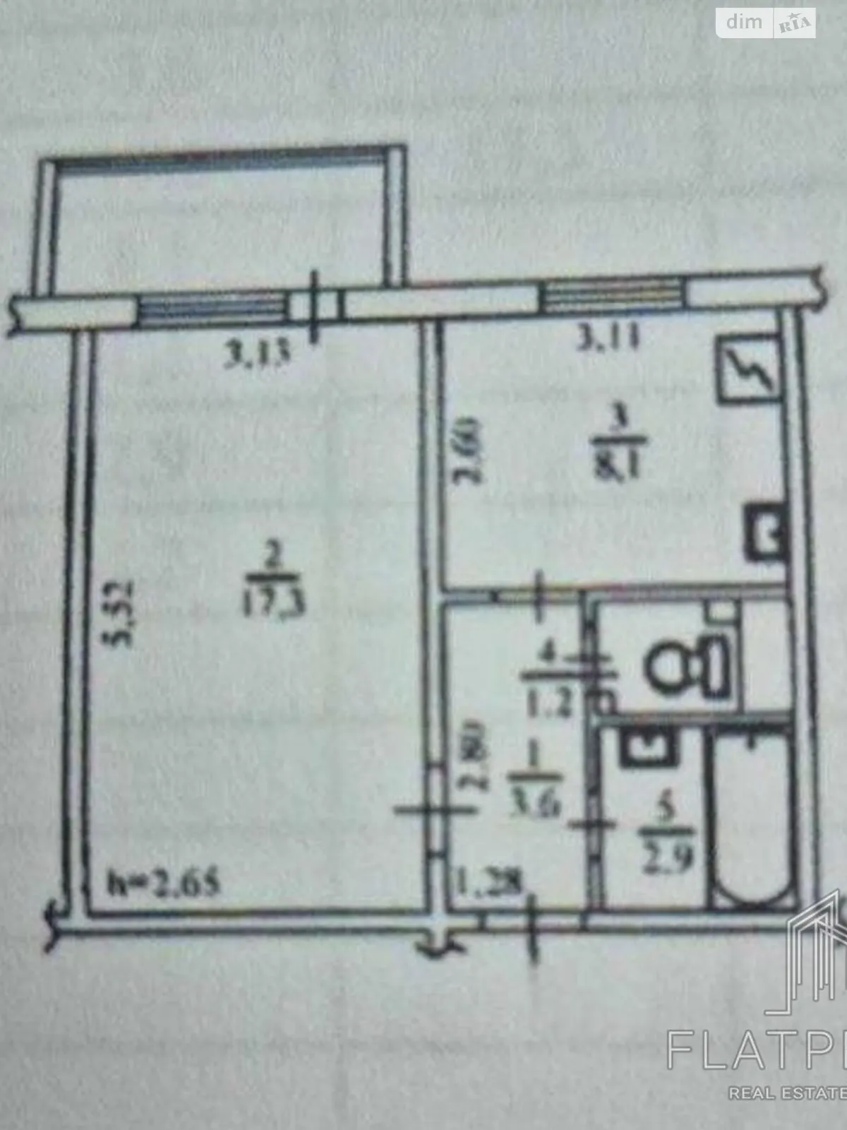 Продается 1-комнатная квартира 38 кв. м в Киеве, цена: 58000 $ - фото 1