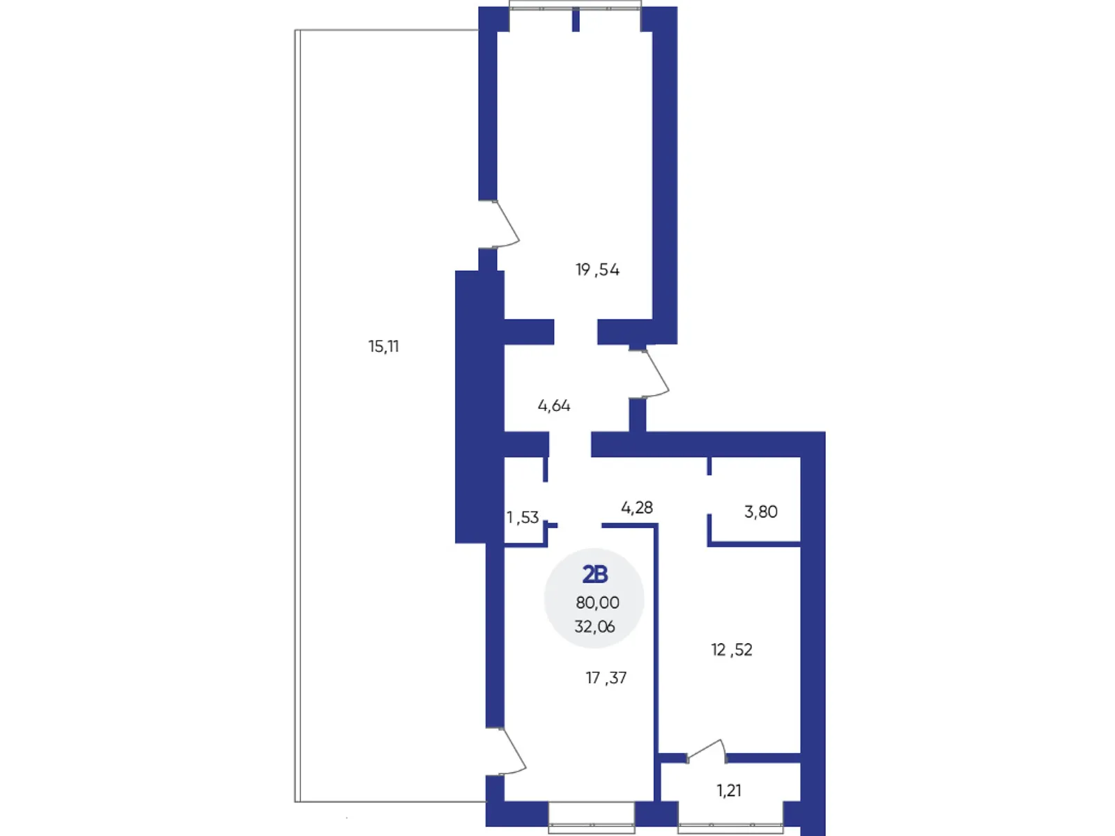 Продается 2-комнатная квартира 86 кв. м в Вишневом, ул. Европейская, 32/1Б - фото 1