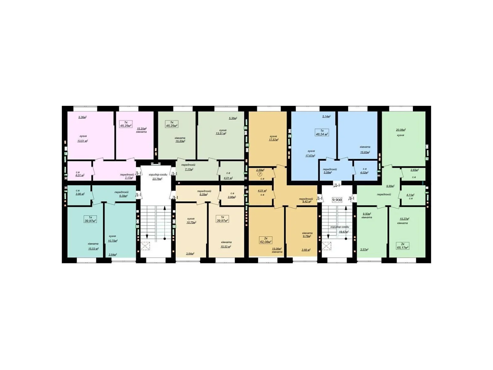 Продается 1-комнатная квартира 45 кв. м в Чагоре, ул. Международная, 41 - фото 1