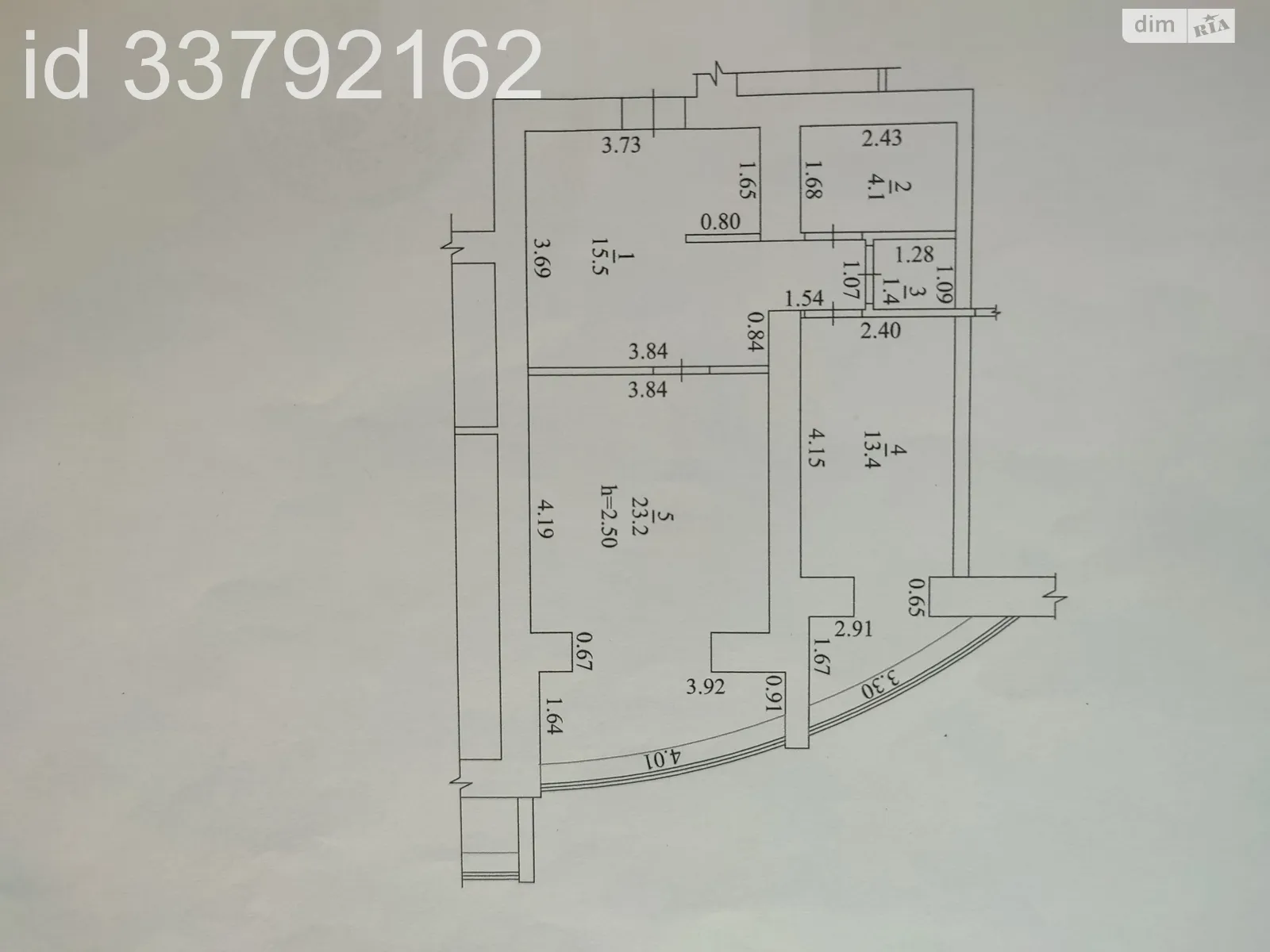 Продается 2-комнатная квартира 57.6 кв. м в Белой Церкви, ул. Черных Запорожцев(Леваневского) - фото 1