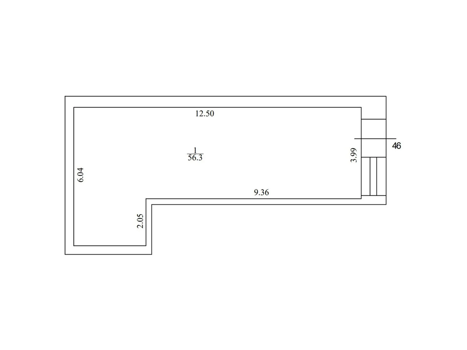 Продается офис 56.3 кв. м в бизнес-центре, цена: 150000 $ - фото 1