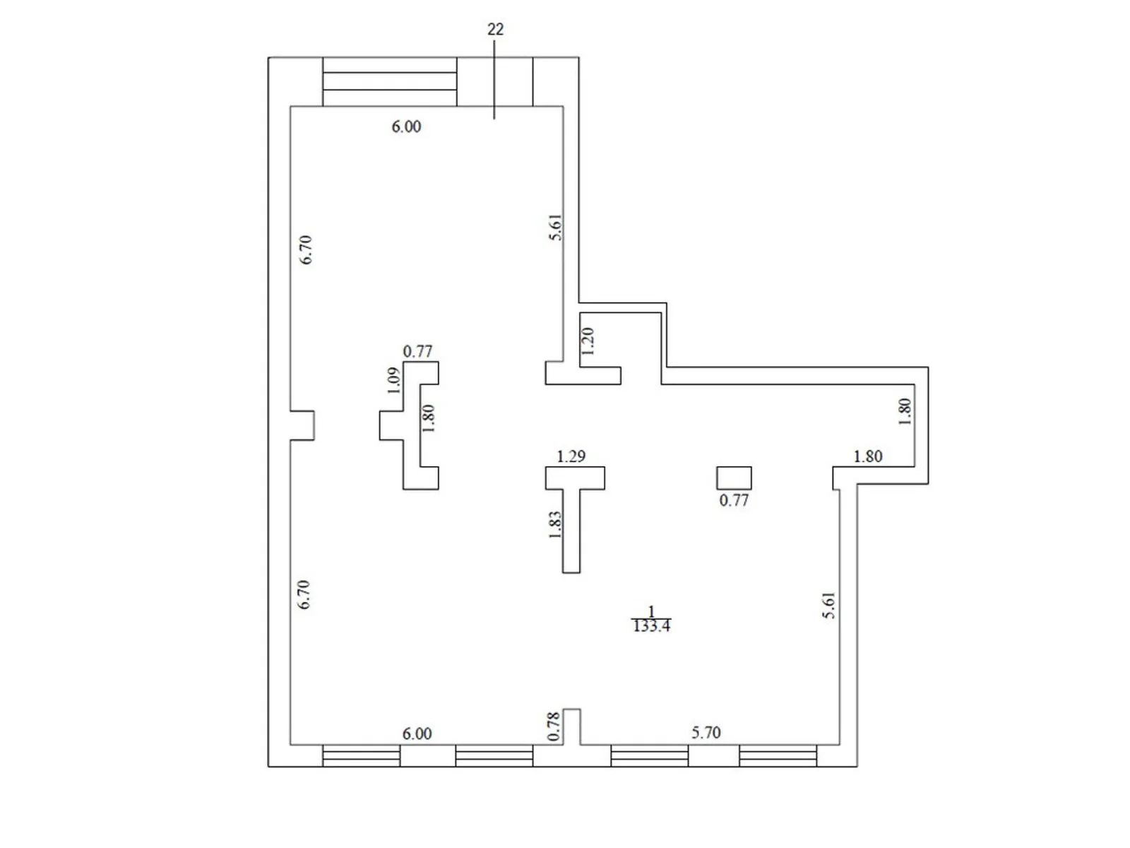 Продается офис 133.4 кв. м в бизнес-центре, цена: 270000 $ - фото 1