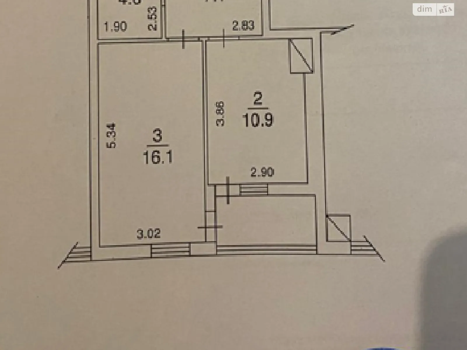 Продается 1-комнатная квартира 42.8 кв. м в Обухове, мкр. Обуховский ключ, 9 - фото 1