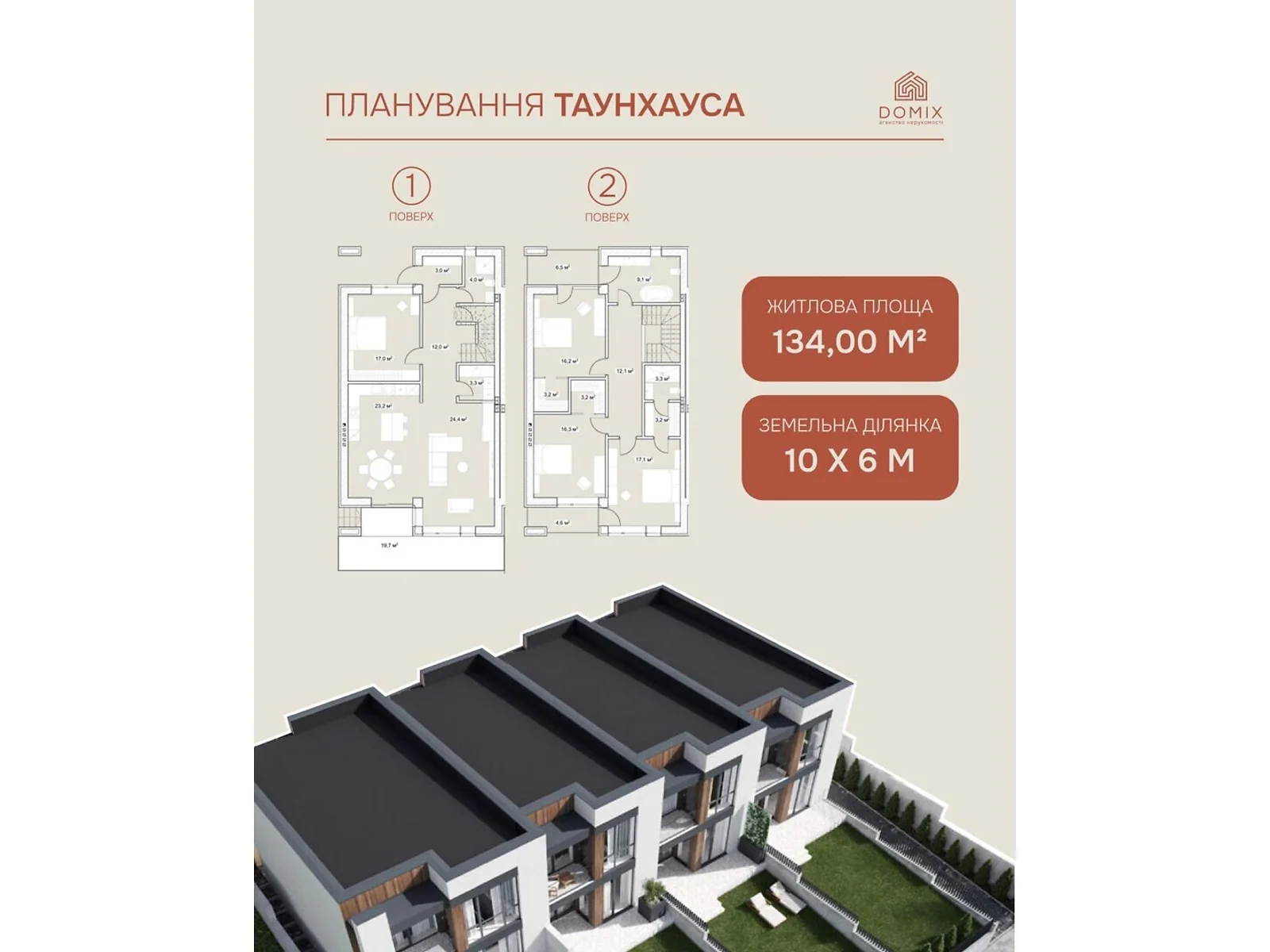 ул. Береговский Ужгород Таунхаусы Panorama Heights, цена: 147400 $ - фото 1