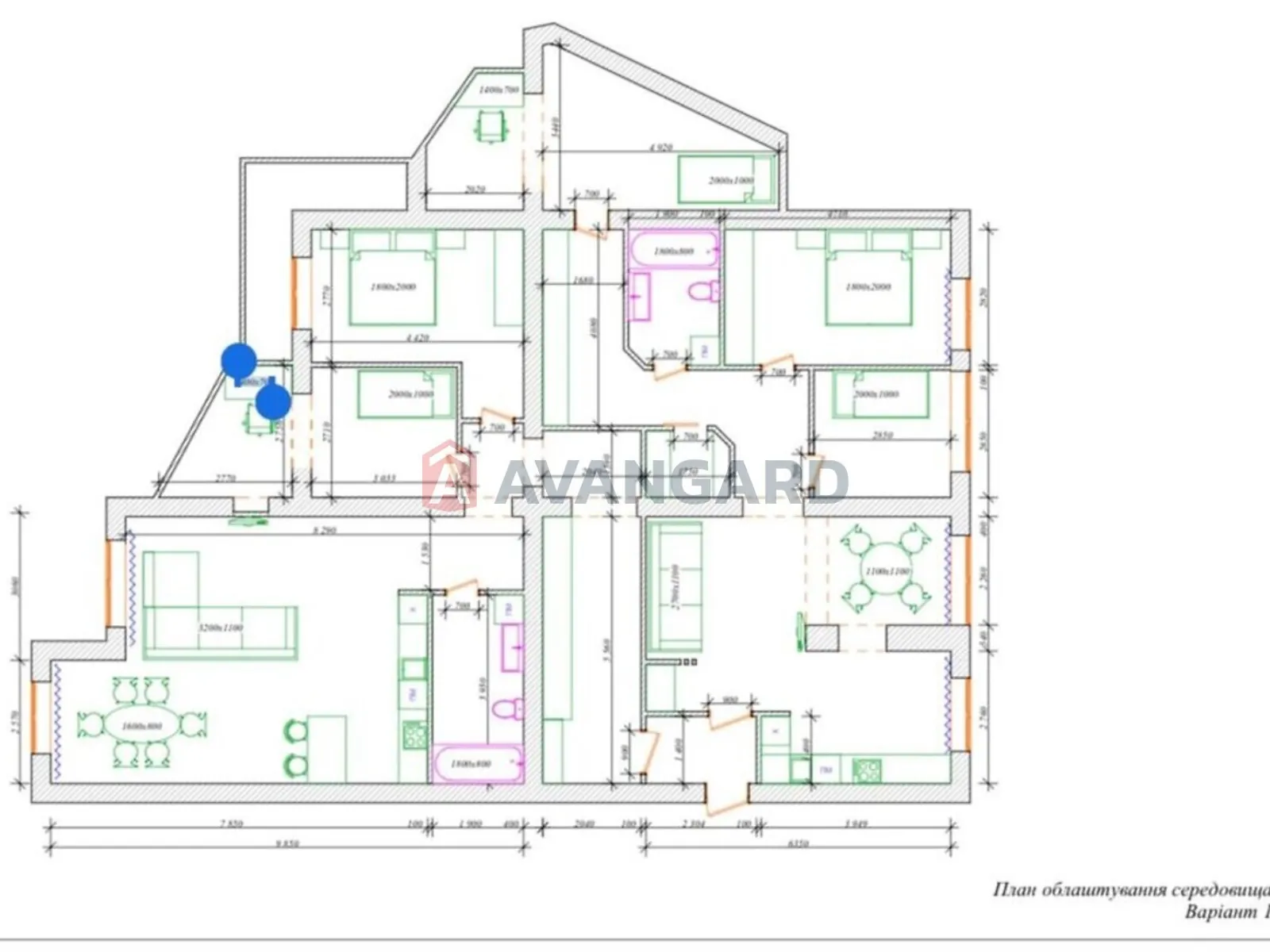 Продается 3-комнатная квартира 170 кв. м в Хмельницком, ул. Подольская, 169 - фото 1