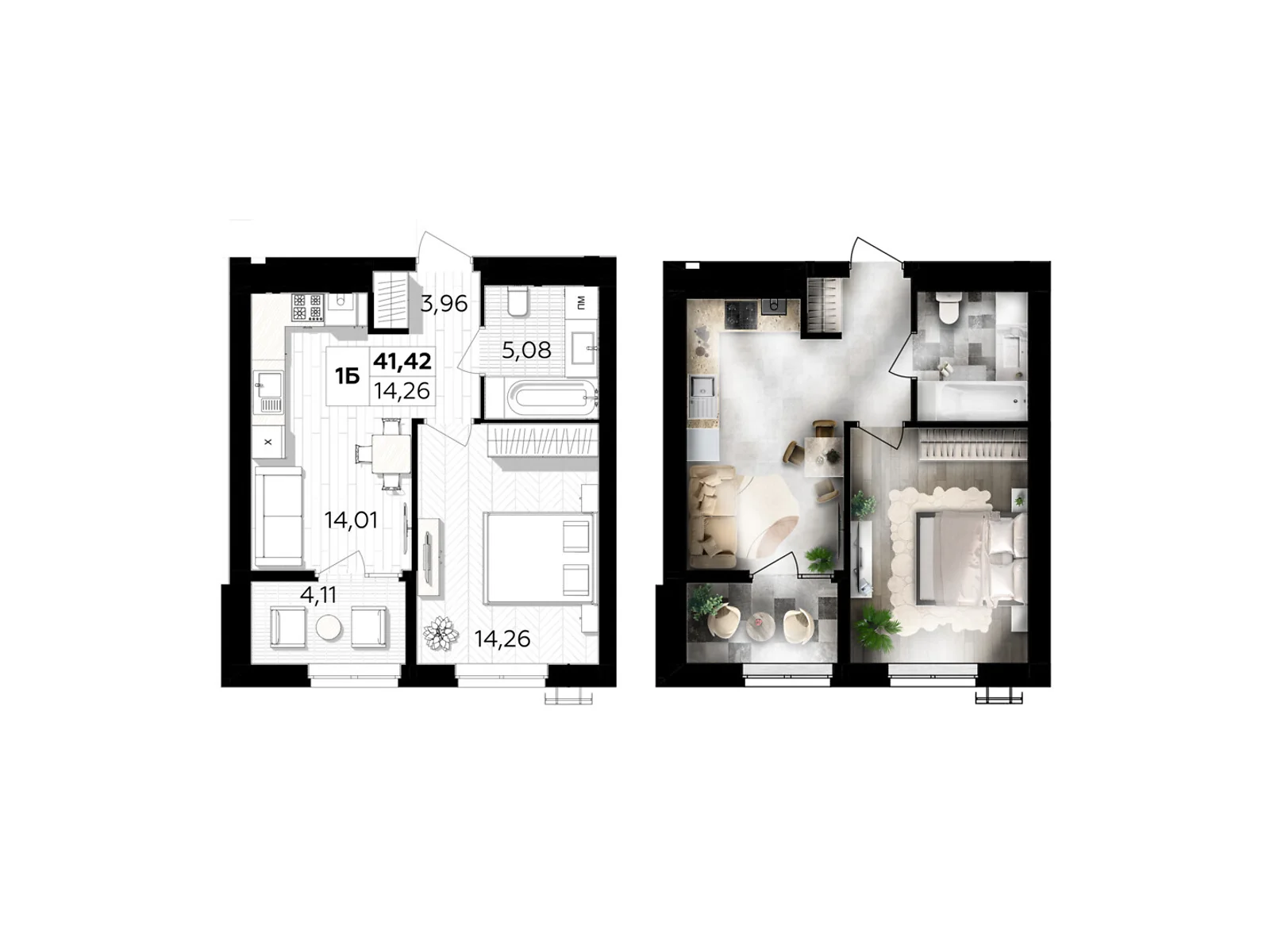 Немировское шоссе, 94Е Винницкие Хутора ЖК Семейный Comfort 2, цена: 40592 $ - фото 1
