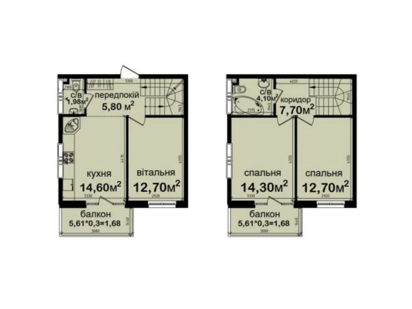 Продается 3-комнатная квартира 77.24 кв. м в Киеве, ул. Метрологическая, 42 - фото 1