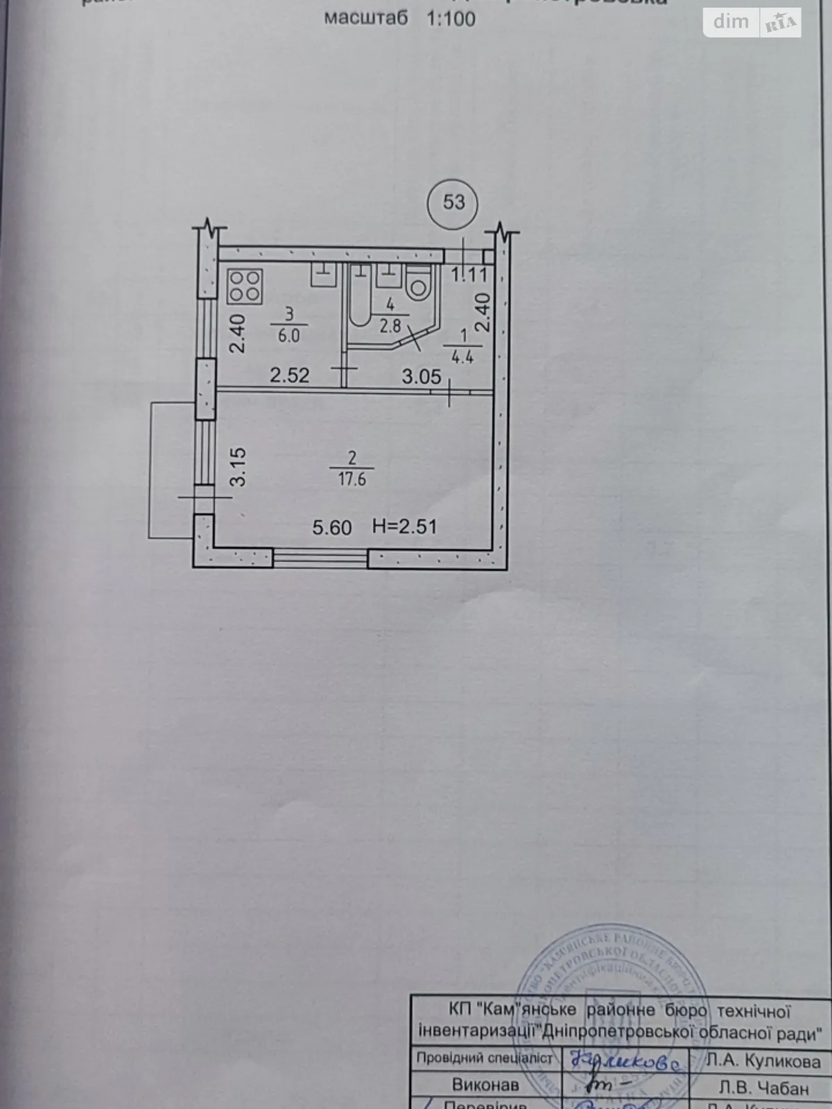 Продается 1-комнатная квартира 31.5 кв. м в Желтых Водах, ул. Горького, 25 - фото 1