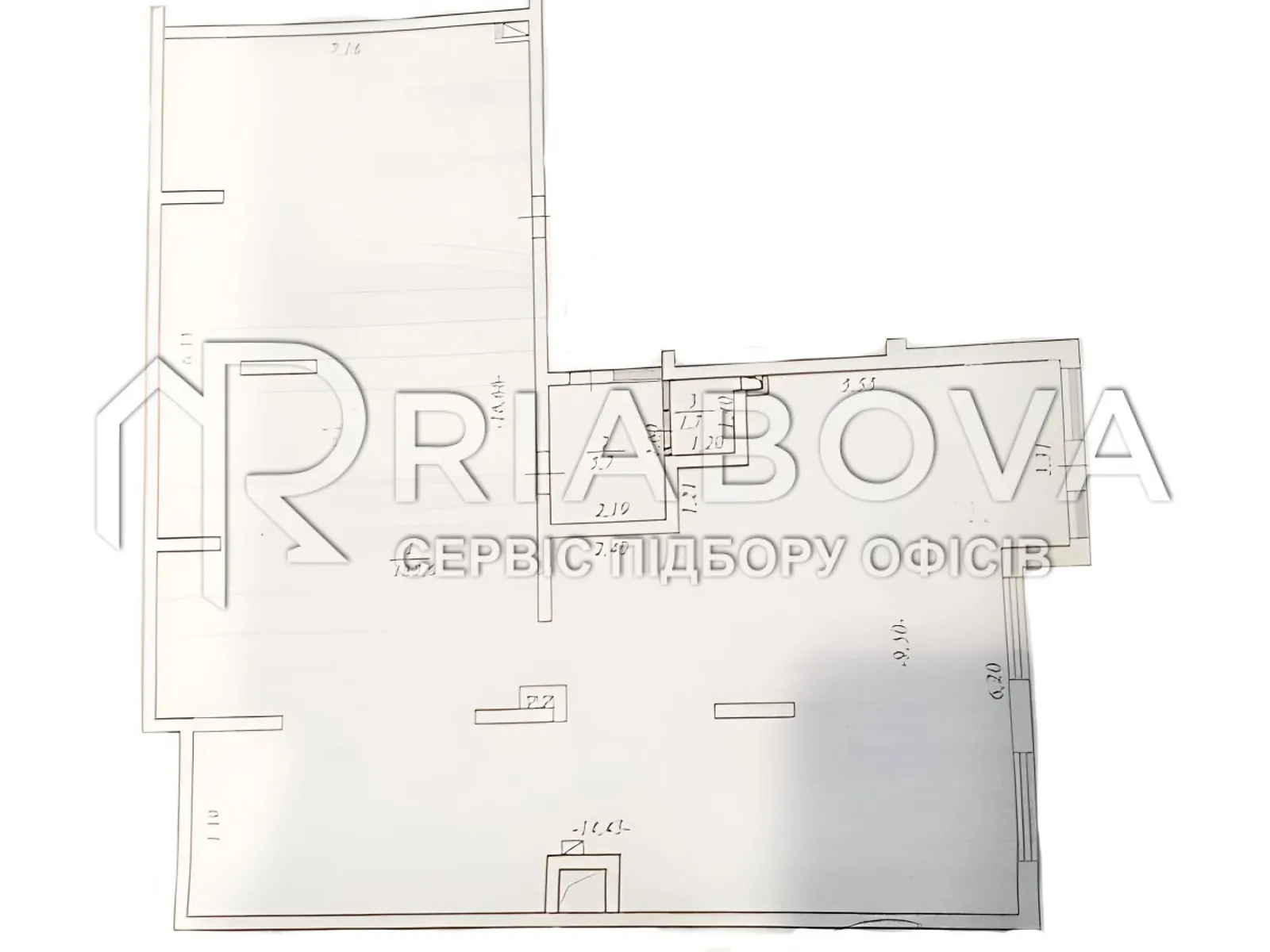 Сдается в аренду помещения свободного назначения 210 кв. м в 26-этажном здании, цена: 3150 $ - фото 1