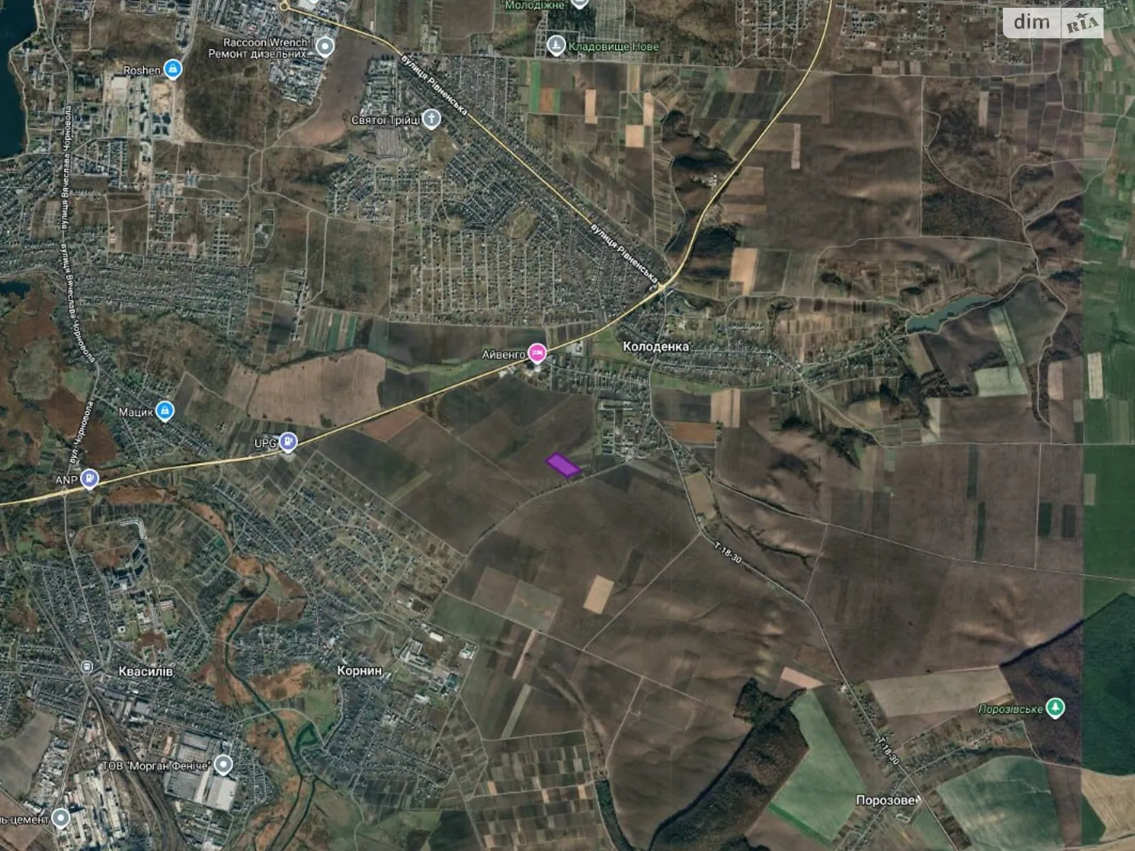 Продается земельный участок 2.1395 соток в Ровенской области, цена: 214000 $ - фото 1