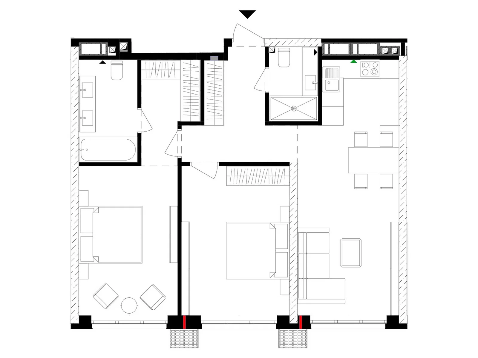 Продается 2-комнатная квартира 80 кв. м в Киеве, цена: 130400 $ - фото 1
