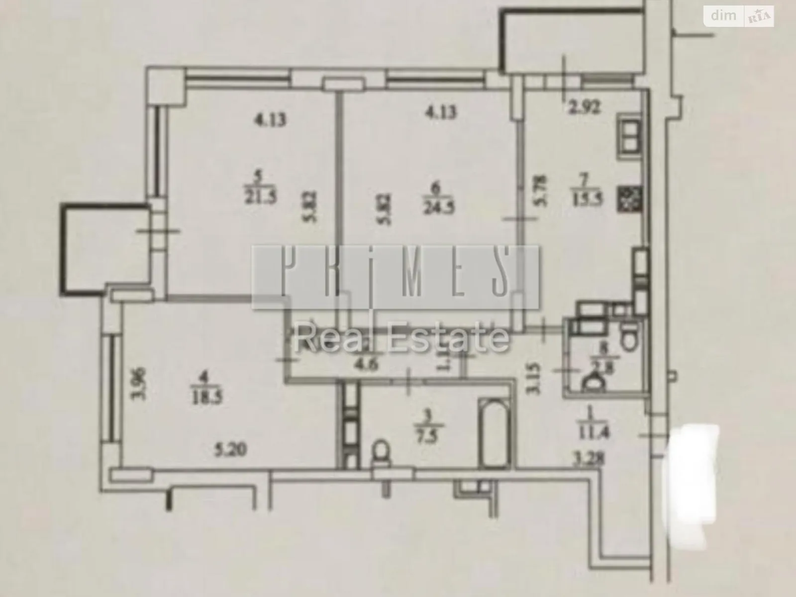 Продается 3-комнатная квартира 113.5 кв. м в Киеве, ул. Андрея Верхогляда(Драгомирова), 11 - фото 1