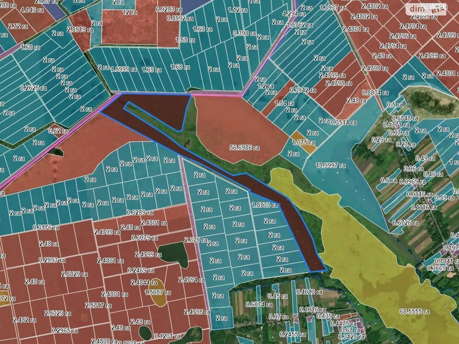 Сдается в аренду земельный участок 19.4516 соток в области, цена: 67794 грн - фото 1