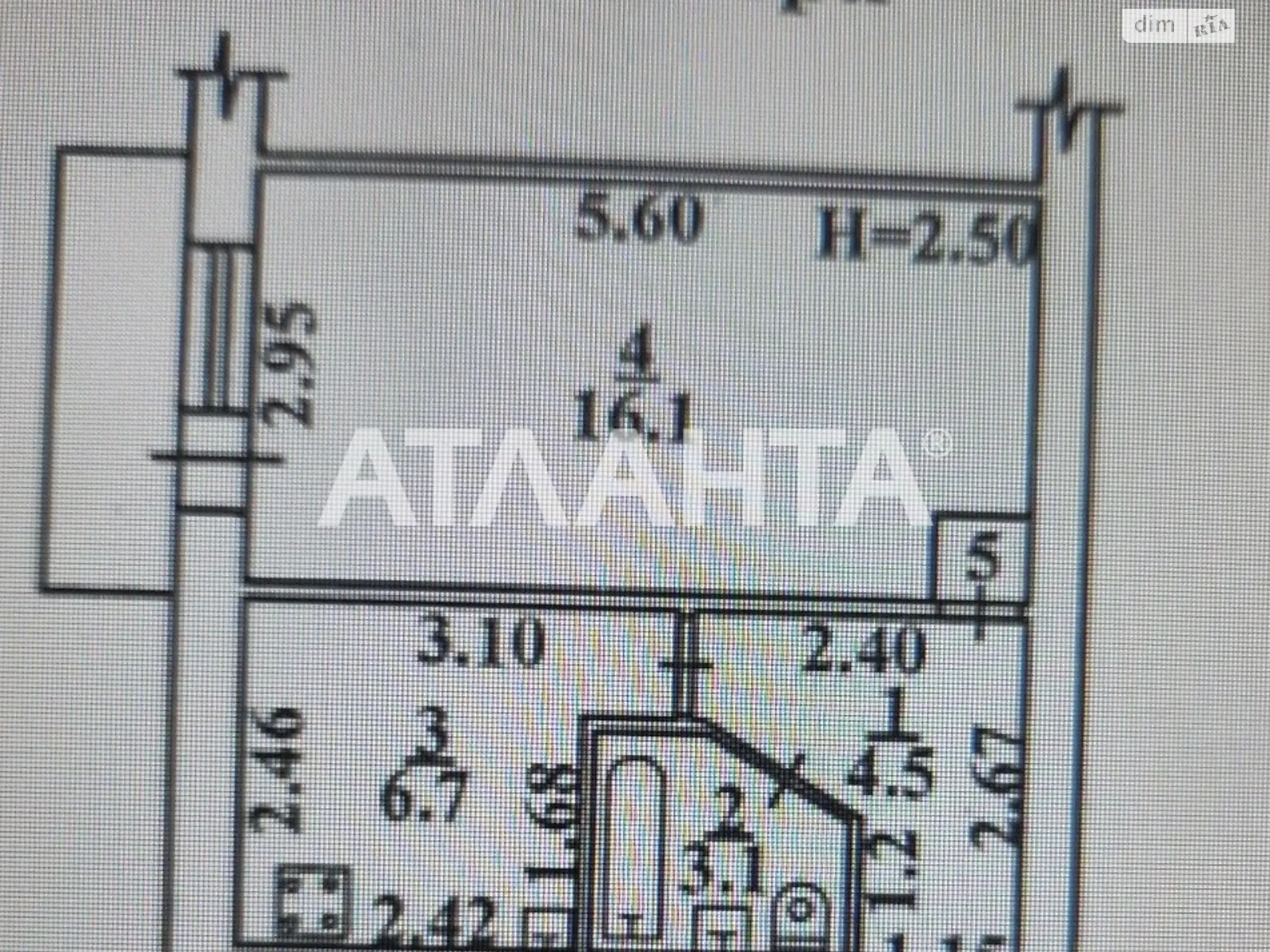 Продається 1-кімнатна квартира 31 кв. м у Одесі, вул. Якова Бреуса - фото 1
