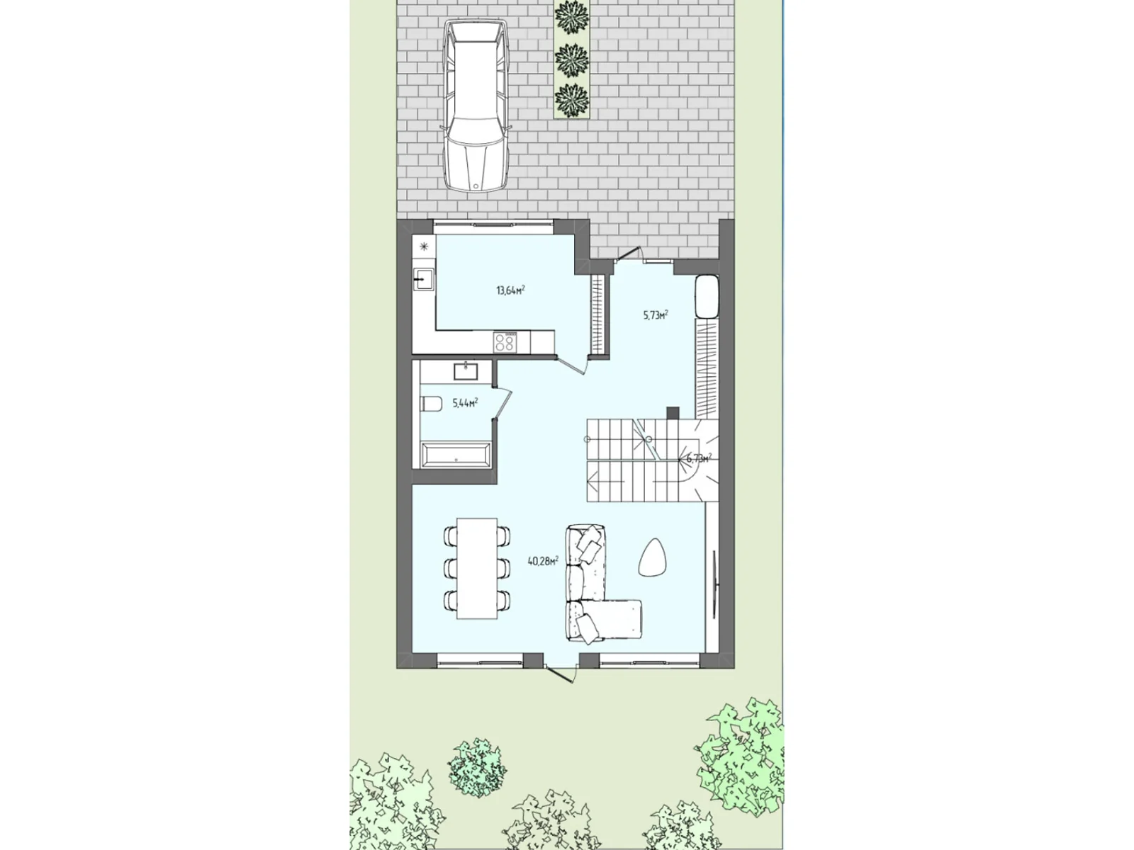 Продается дом на 2 этажа 137 кв. м с мебелью, цена: 106653 $ - фото 1