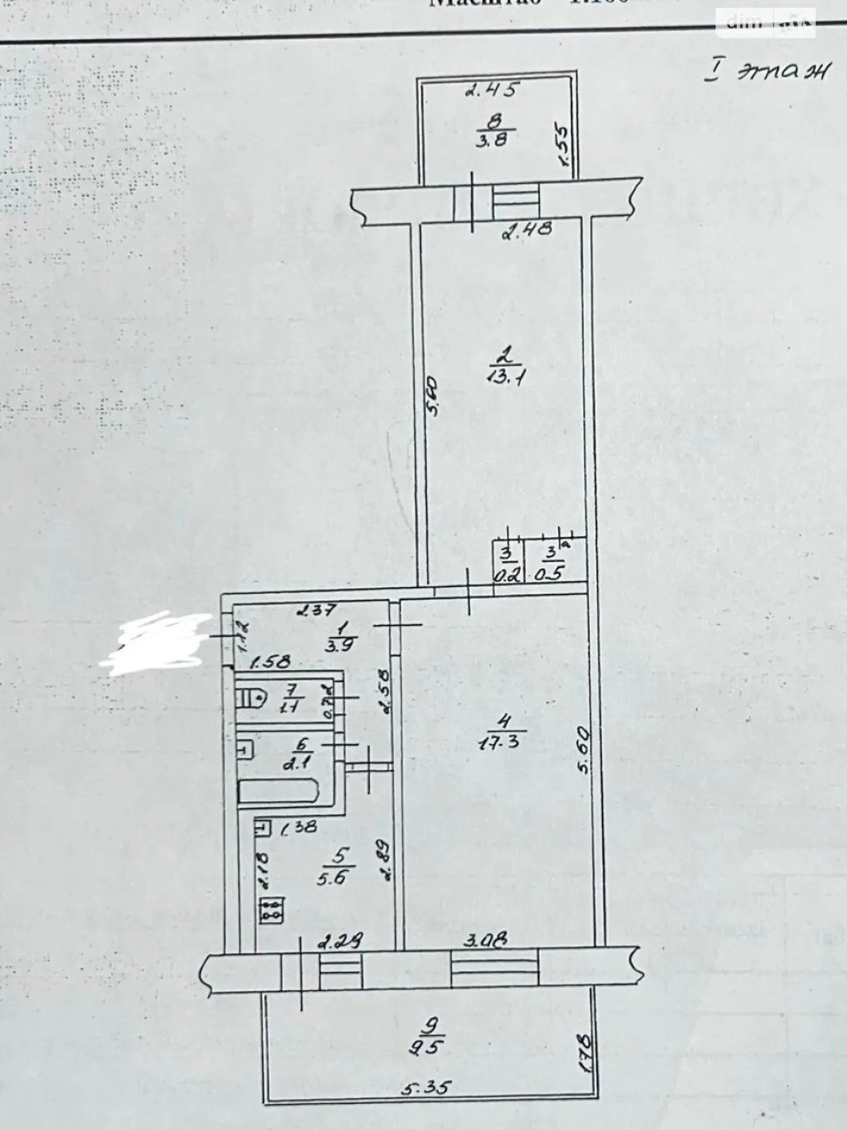 Продается 2-комнатная квартира 57.1 кв. м в Одессе, цена: 29999 $ - фото 1