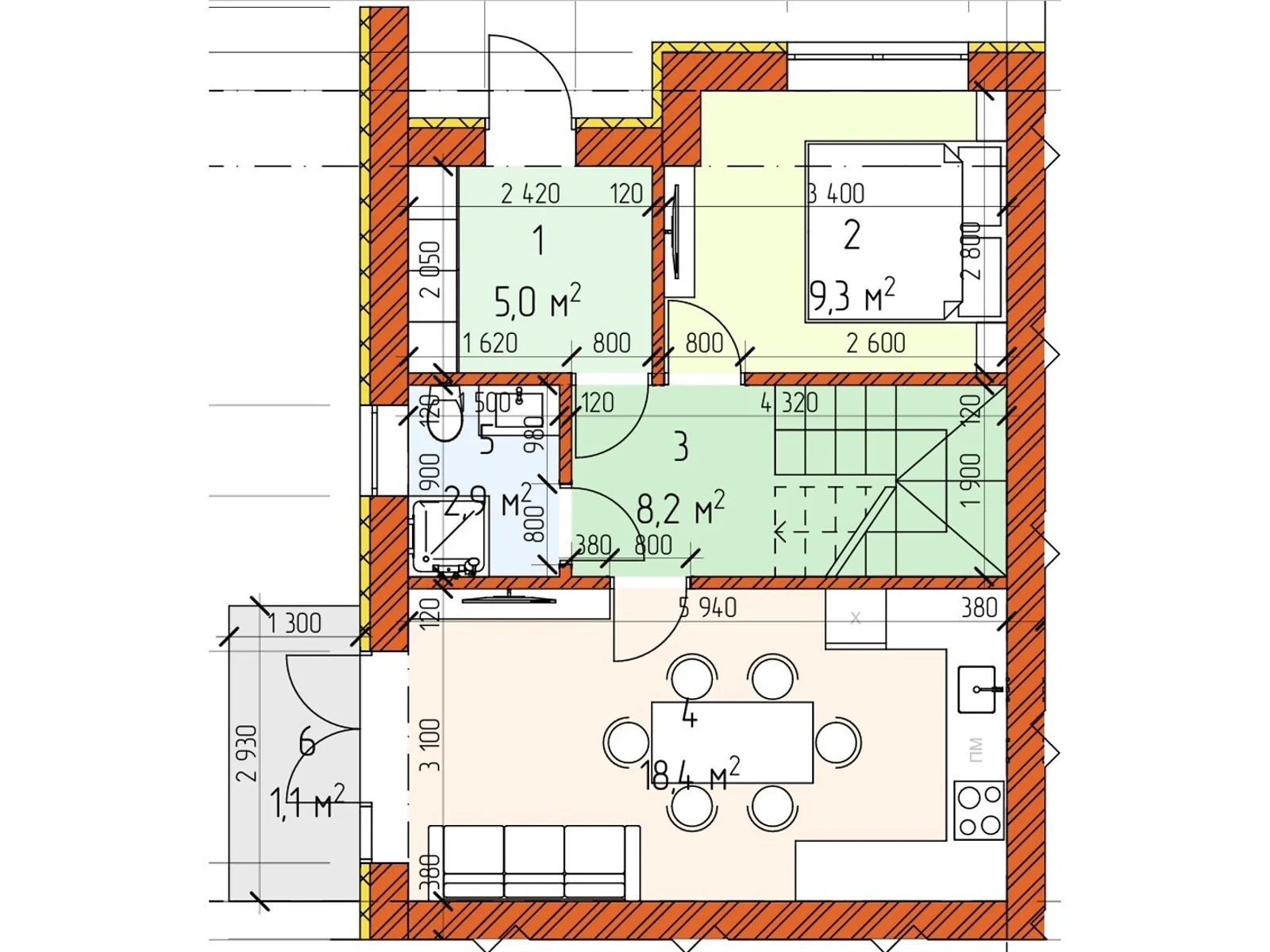 Продается 3-комнатная квартира 93.2 кв. м в Стрижавке, ул. Архитекторская, 15 - фото 1