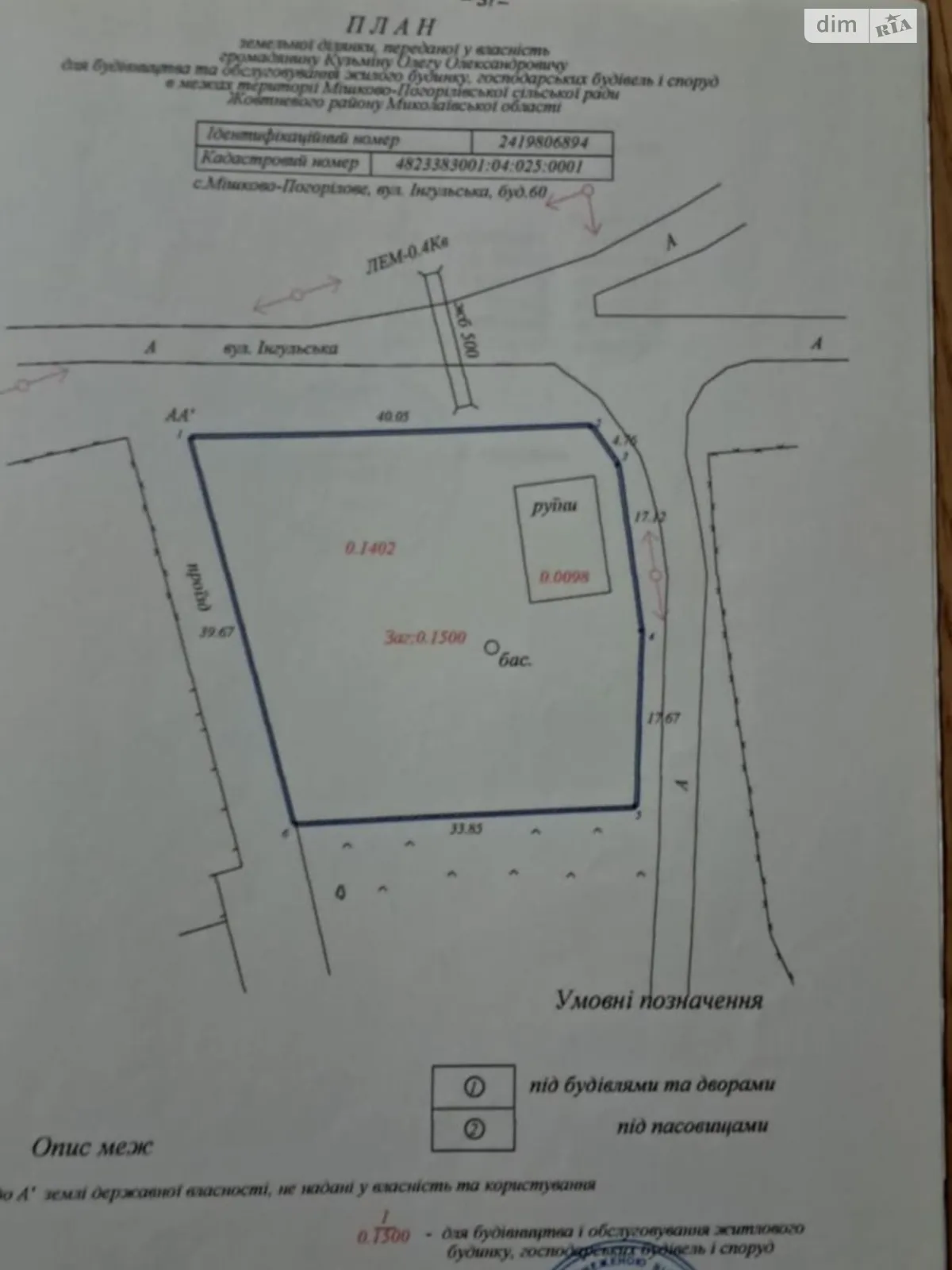 Продається земельна ділянка 15 соток у Миколаївській області, цена: 10000 $ - фото 1