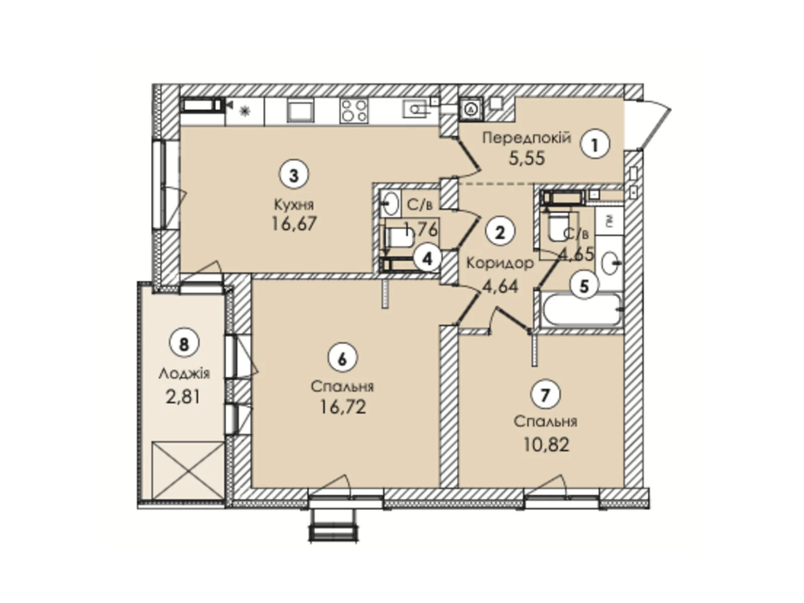Софиевская Борщаговка Atmosfera Premium, цена: 64892 $ - фото 1