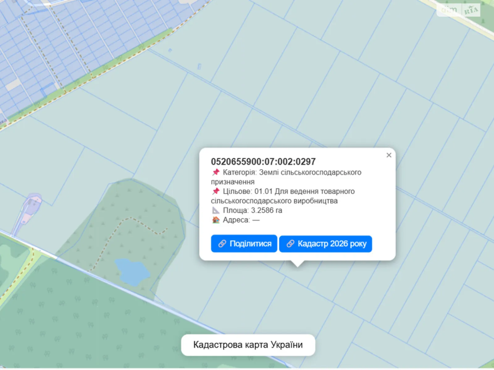 Продается земельный участок 325 соток в Винницкой области, цена: 68250 $ - фото 1