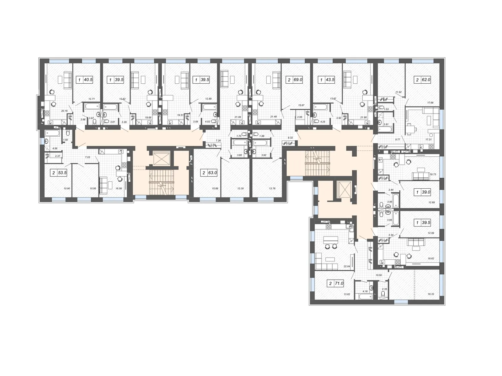 Продается 1-комнатная квартира 41 кв. м в Ирпене, ул. Василия Стуса(Пушкинская), 27 - фото 1