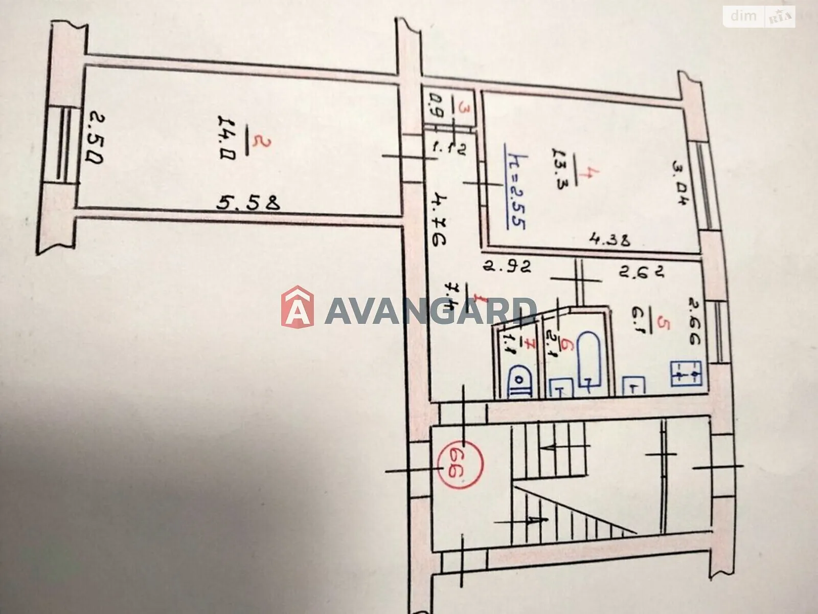 Сдается в аренду 2-комнатная квартира 44 кв. м в Хмельницком, ул. Романа Шухевича(Курчатова), 13 - фото 1