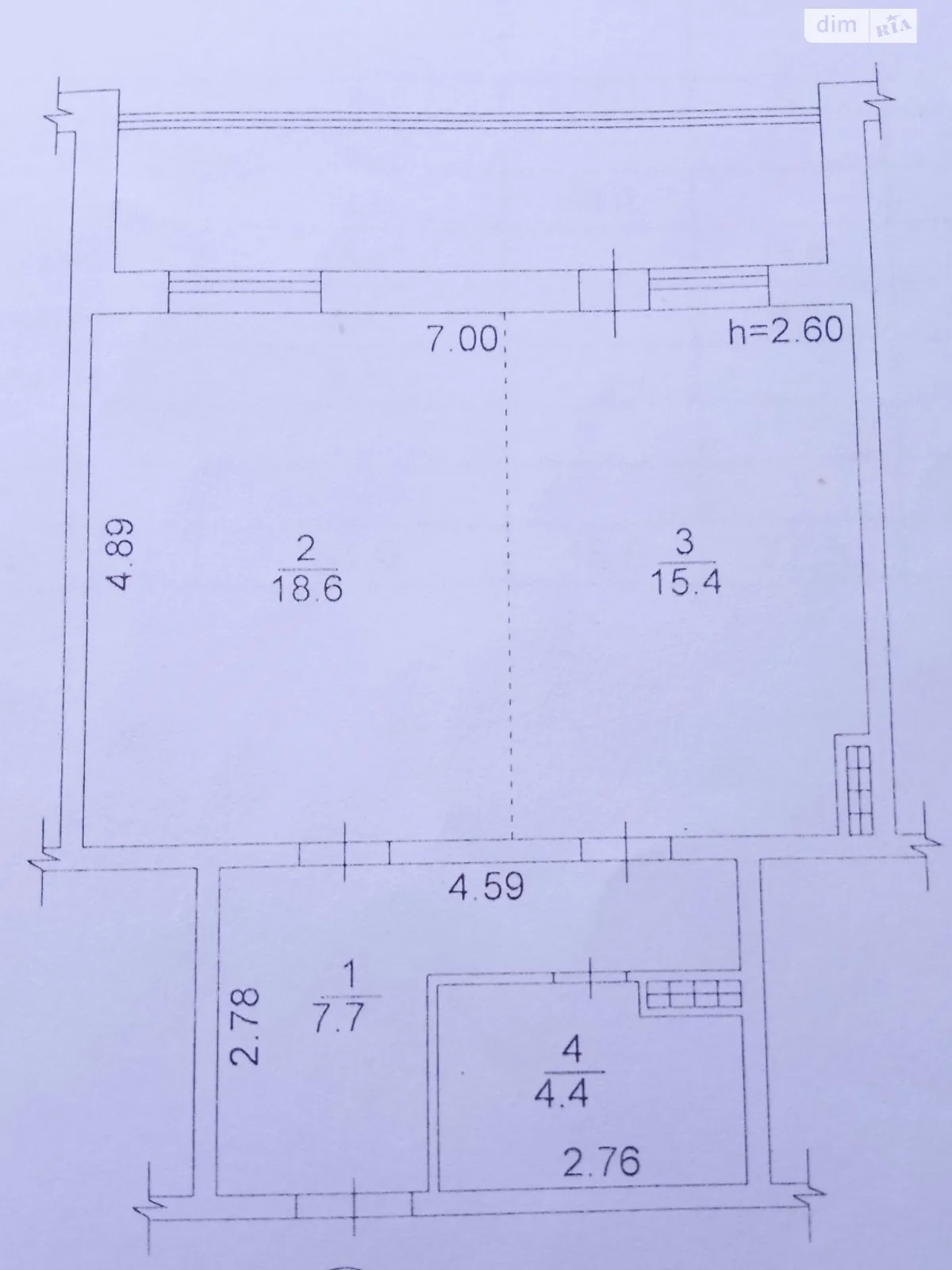 Продается 1-комнатная квартира 54.9 кв. м в Чабанах, Одесское шоссе, 16 - фото 1