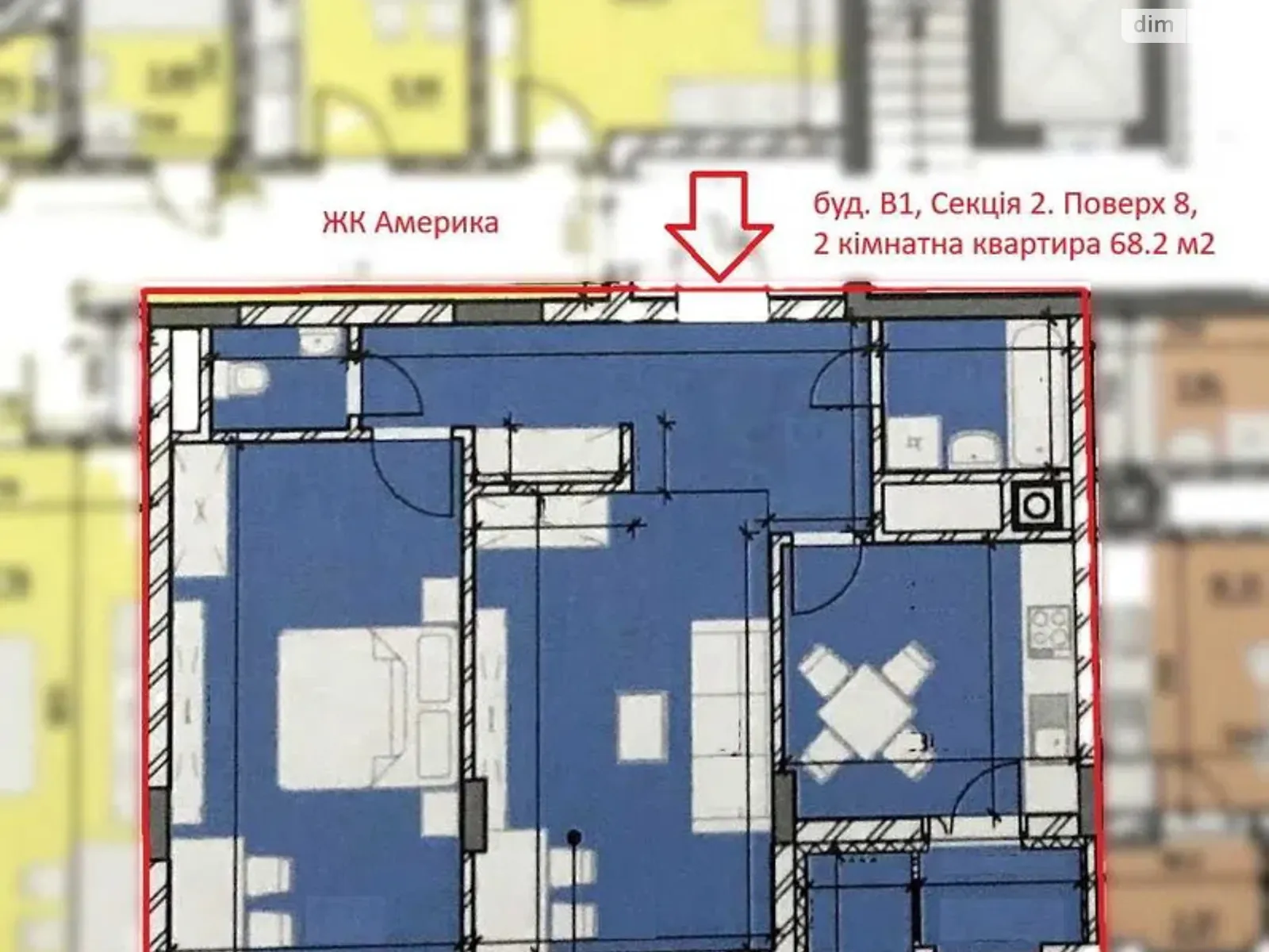 Продается 2-комнатная квартира 68.2 кв. м в Львове, ул. Владимира Великого, 10Е - фото 1