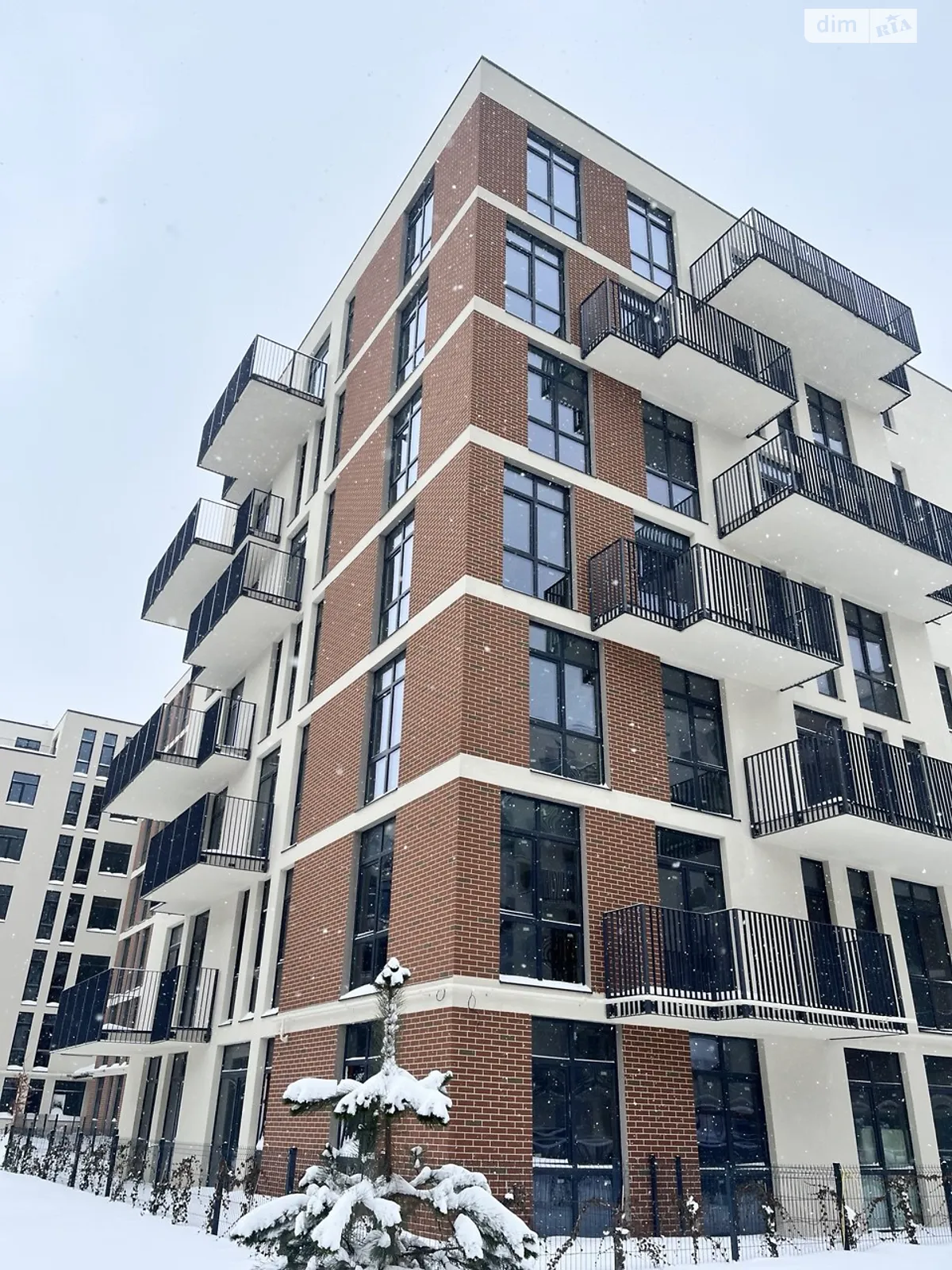 Продається 1-кімнатна квартира 41.4 кв. м у Винниках, вул. Галицька, 3 корпус 3 - фото 1