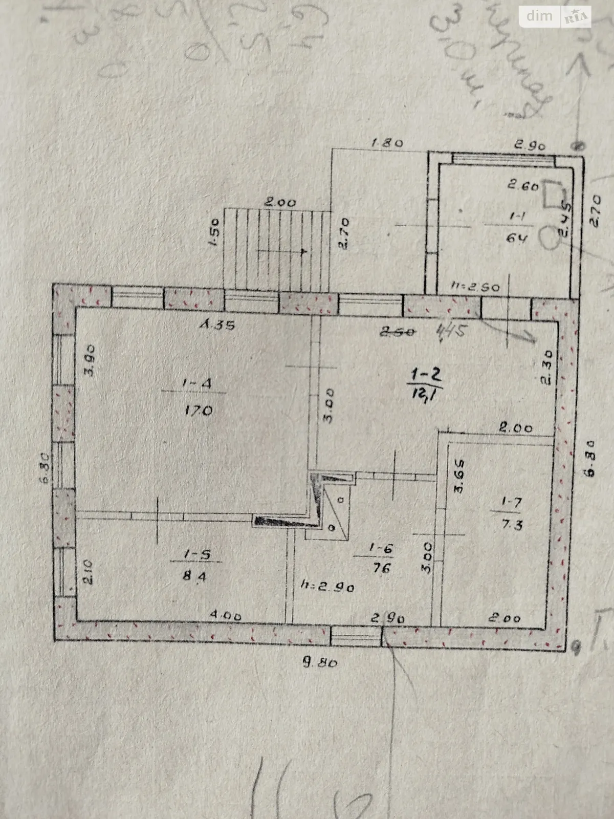 Продается одноэтажный дом 58.2 кв. м с балконом, цена: 55000 $ - фото 1