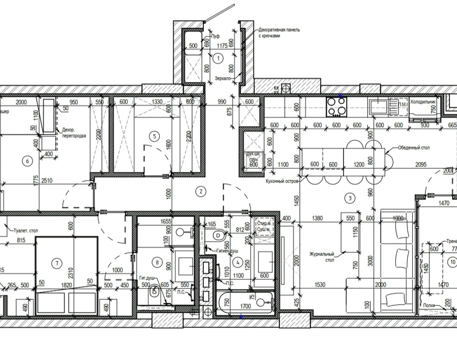 Продается 3-комнатная квартира 105.7 кв. м в Днепре, ул. Костомаровская, 1А - фото 1