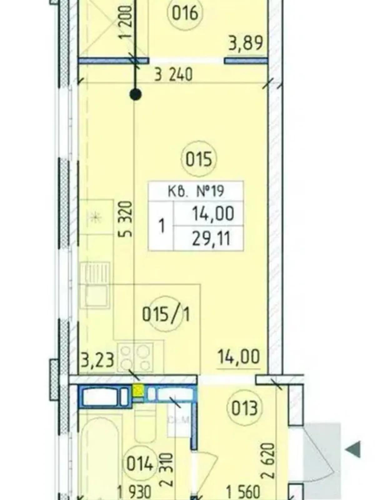 Продається 2-кімнатна квартира 68 кв. м у Києві, вул. Михайла Максимовича, 28Д - фото 1