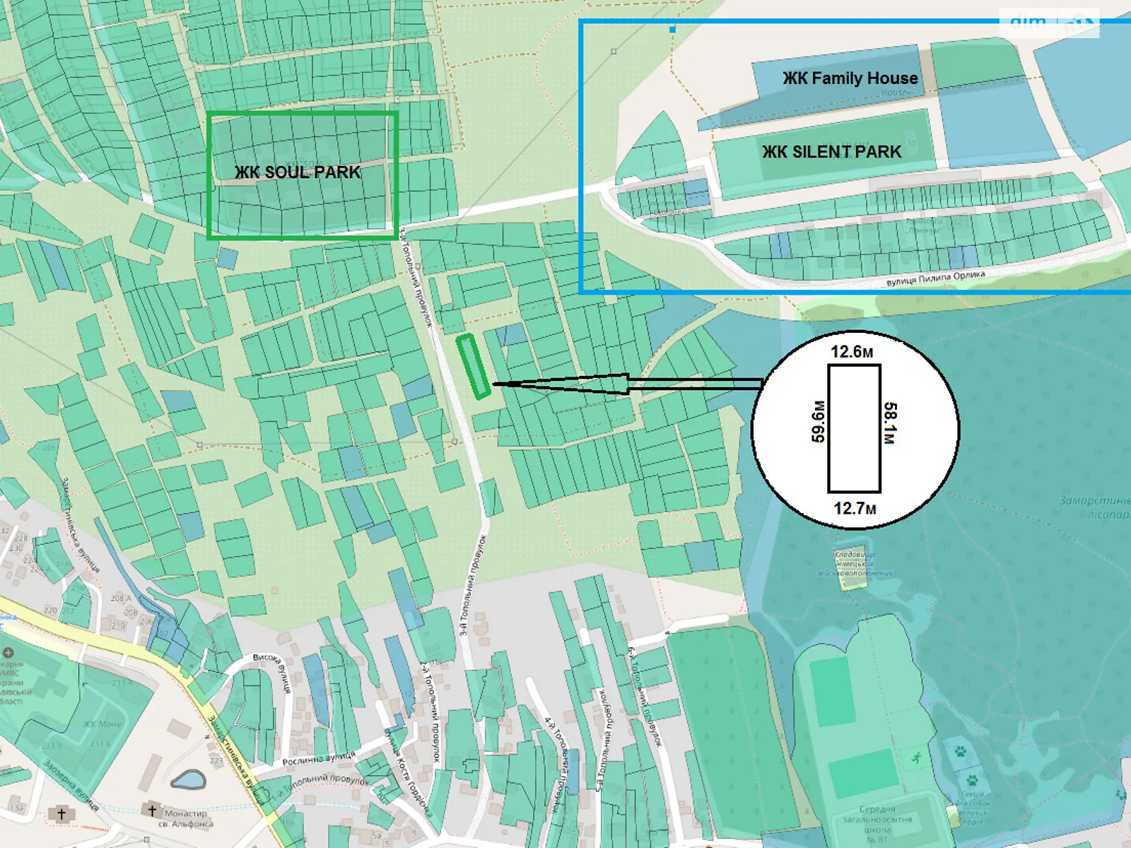 Продается земельный участок 7.44 соток в Львовской области, цена: 40000 $ - фото 1