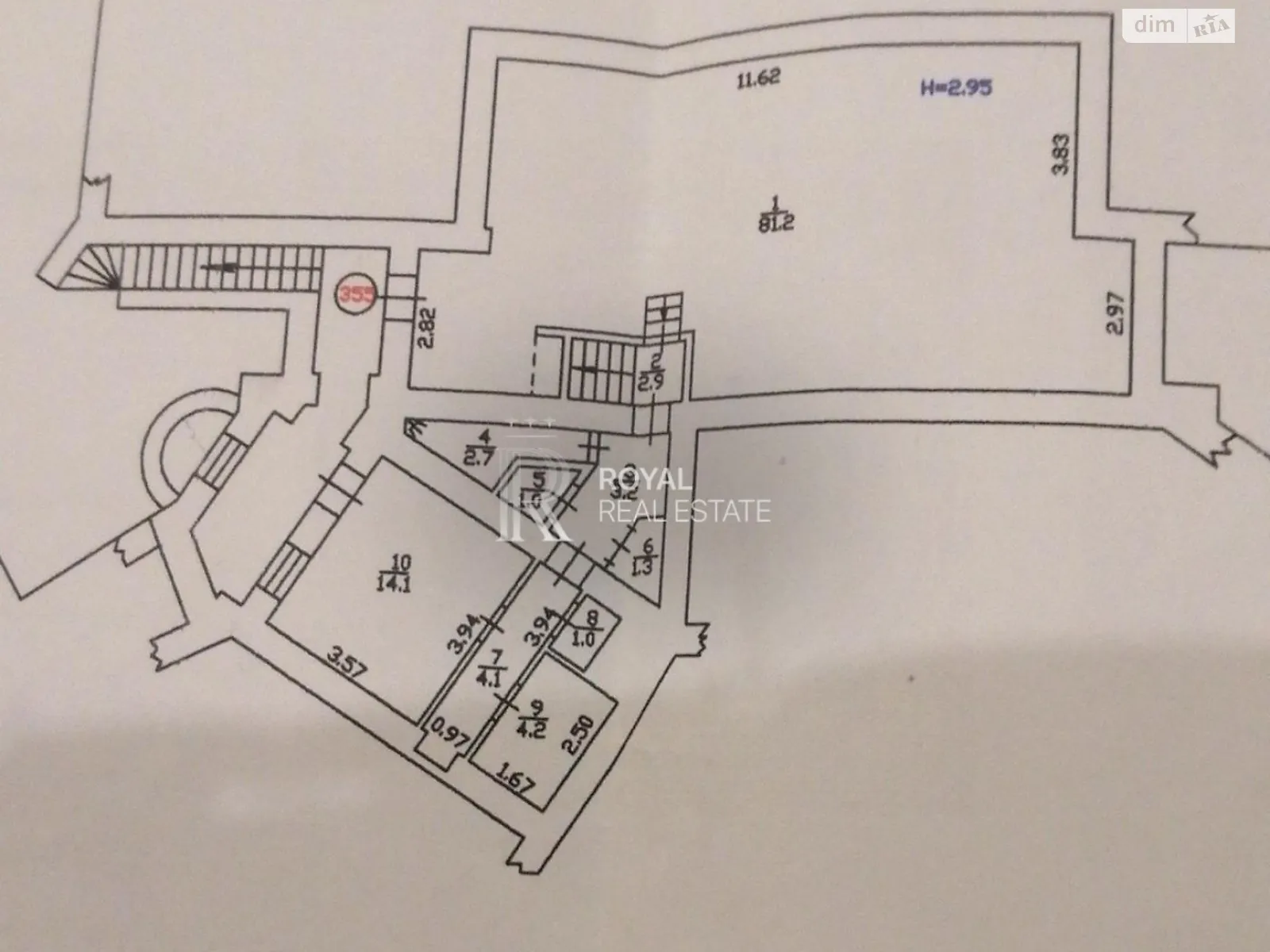 Продается помещения свободного назначения 115.7 кв. м в 16-этажном здании, цена: 100000 $ - фото 1