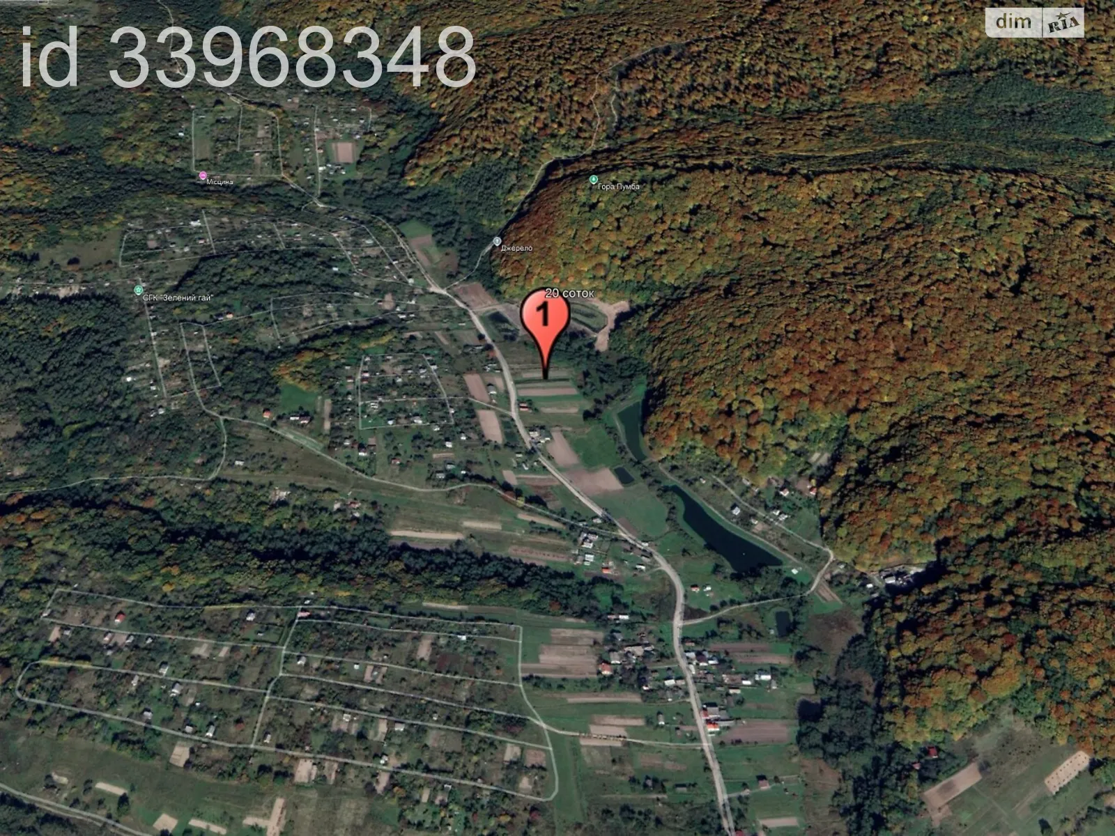 Продается земельный участок 20.82 соток в Львовской области, цена: 50000 $ - фото 1