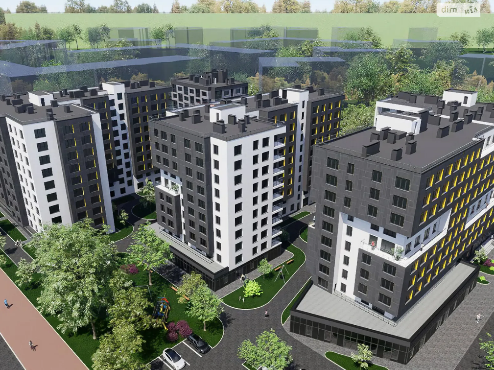 Продается 1-комнатная квартира 38 кв. м в Ивано-Франковске, ул. Галицкая - фото 1
