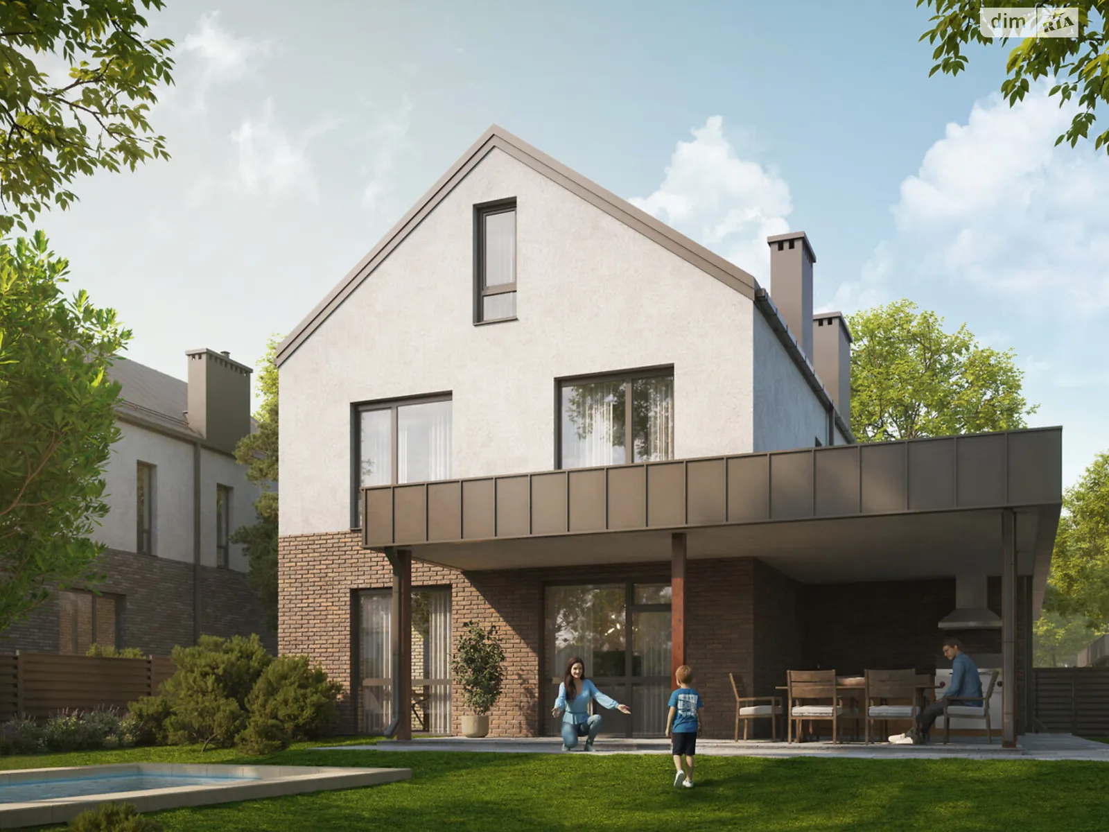 Продается дом на 2 этажа 138.91 кв. м с балконом, цена: 222256 $ - фото 1