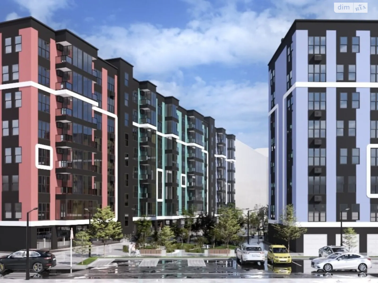 Продается 1-комнатная квартира 43.41 кв. м в Калуше, ул. Малицкой - фото 1