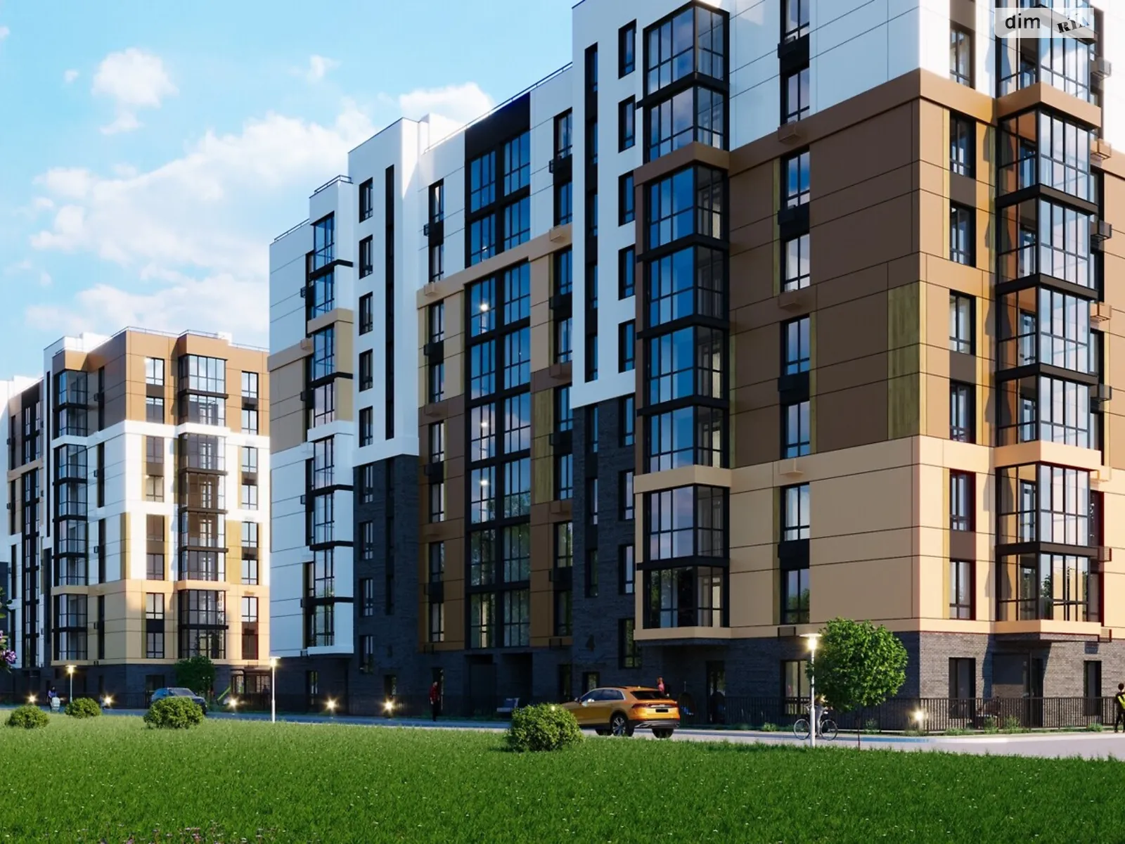 Продается 1-комнатная квартира 44.49 кв. м в Липинах, цена: 41565 $ - фото 1