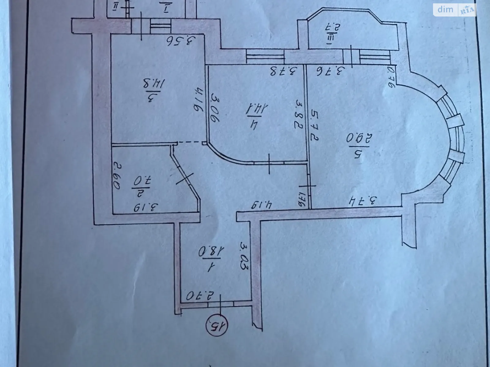 2-комнатная квартира 88 кв. м в Тернополе, ул. Черновецкая, 63 - фото 1