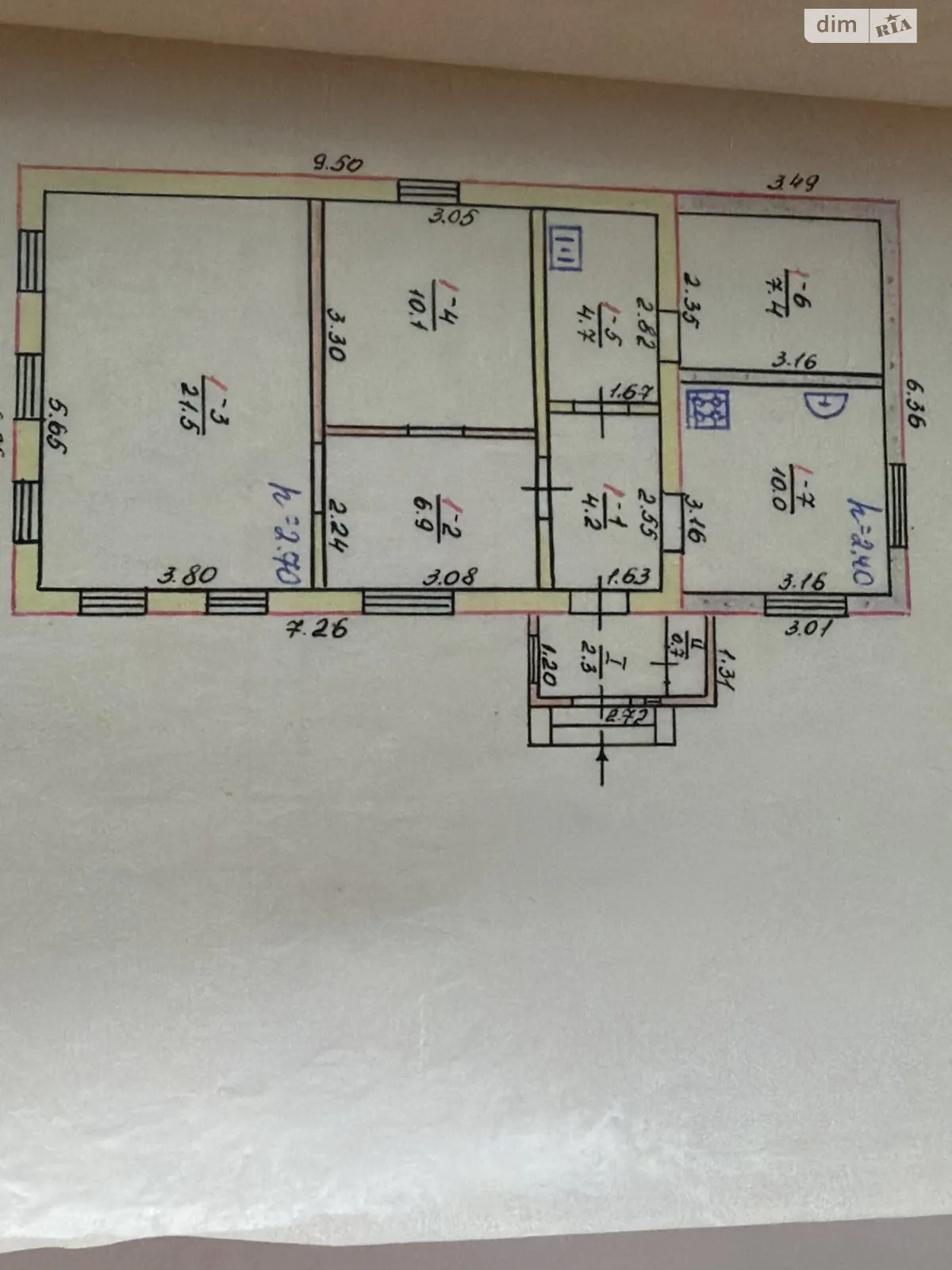 Продается одноэтажный дом 68 кв. м с садом, цена: 40000 $ - фото 1