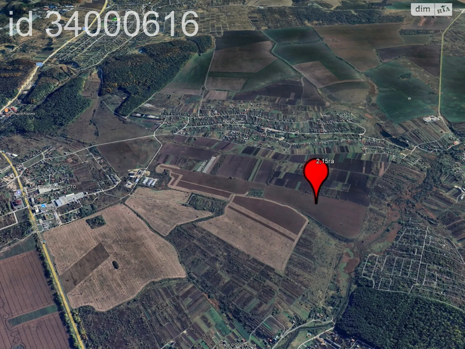 Продается земельный участок 215.27 соток в Львовской области, цена: 35000 $ - фото 1