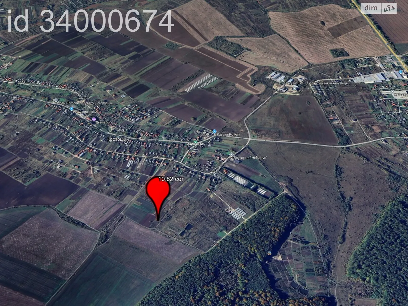 Продается земельный участок 10.82 соток в Львовской области, цена: 30000 $ - фото 1