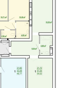 Продаж квартири, Харків, р‑н. Холодна Гора, ст.м. Холодна гора, Полтавський Шлях вулиця, буд. 184А корпус 22