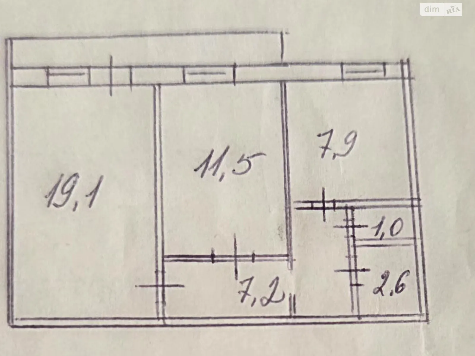 Продається 2-кімнатна квартира 51.1 кв. м у Києві, вул. Радунська, 44 - фото 1