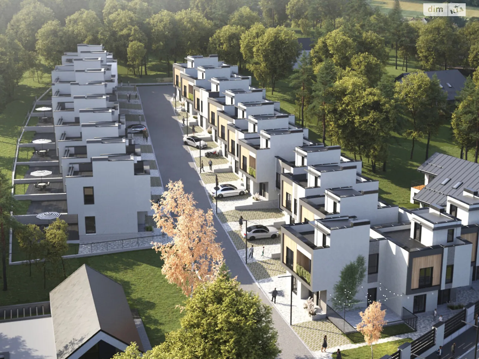 ул. Леси Украинки, 1 Годилов (Черновцы) Таунхаус White Town, цена: 63918 $ - фото 1