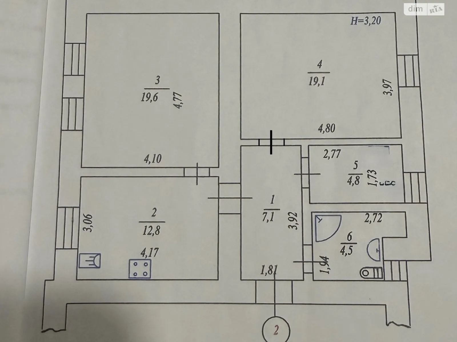Продается 2-комнатная квартира 67.9 кв. м в Калиновке, ул. Михаила Грушевского(Шмидта ул.), 50 - фото 1