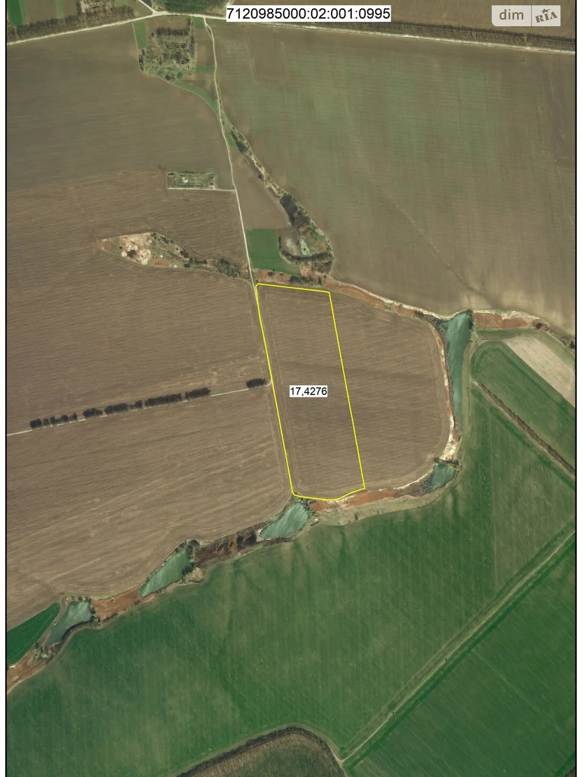 Сдается в аренду земельный участок 17.4276 соток в Черкасской области, цена: 83907 грн - фото 1