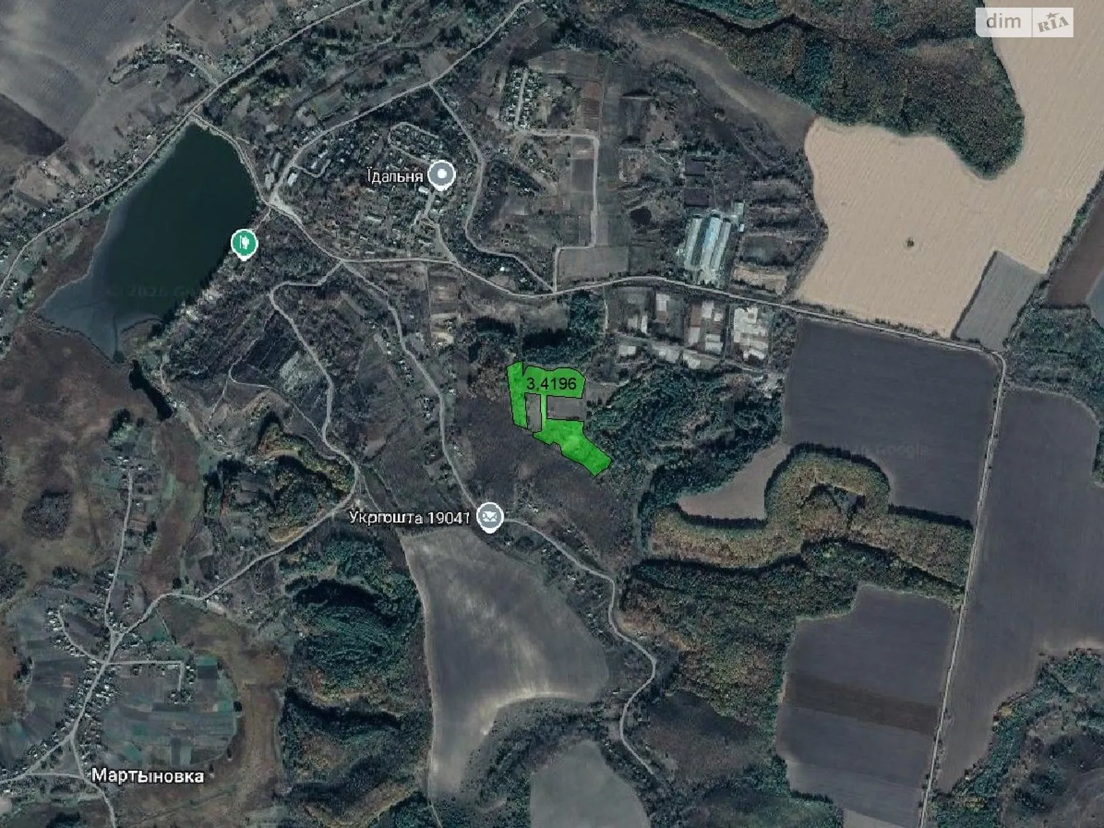 Сдается в аренду земельный участок 3.4196 соток в Черкасской области, цена: 11574 грн - фото 1