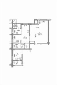 Довгострокова оренда комерційного приміщення, Київ, р‑н. Чоколівка, Повітряних Сил (Повітрофлотський) проспект, буд. 56